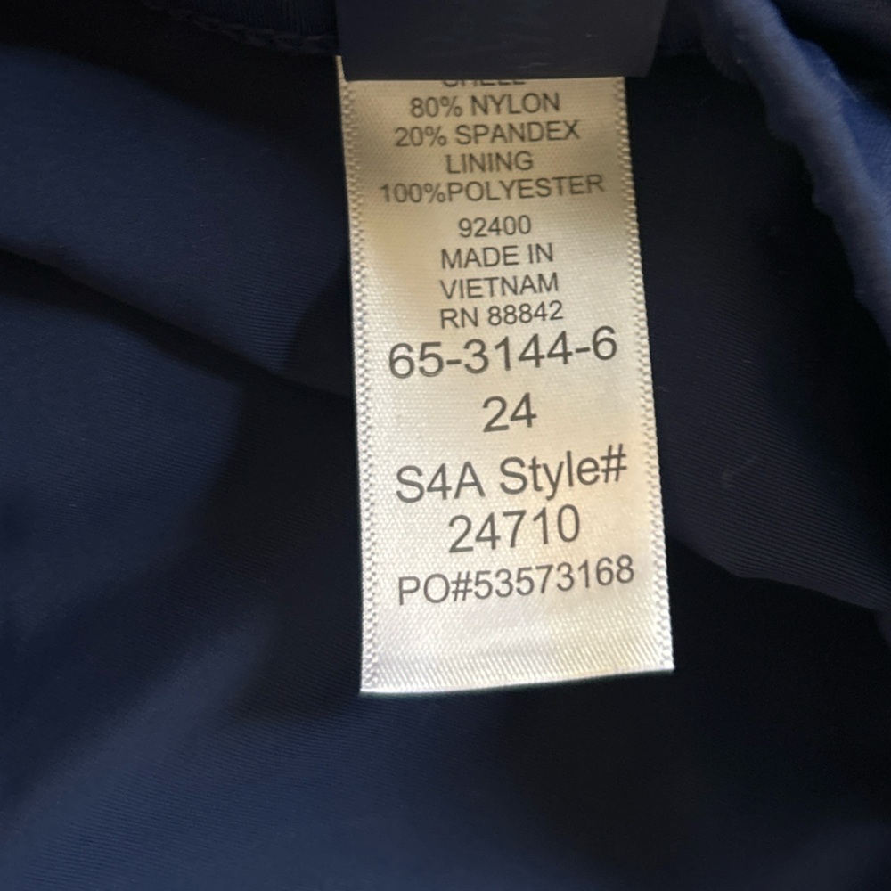 NWOT Swimsuits For All Skirt With Attached Bottoms Navy - Picture 8 of 8